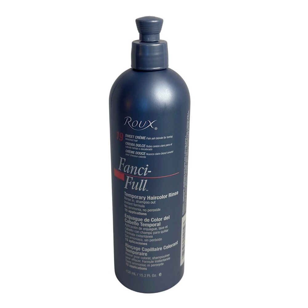 NEW Roux Fanci-Full Temporary Haircolor Rinse – 19 Sweet Cream Blonde 15.2 fl oz
